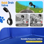Topika Dog Pool, Portable Swimming Pools for Pet, Plastic Baby Pool