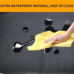 TopikaAuto - 2 Pack Car Organizer Kick Mats, Waterproof Back Seat Protector