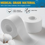 Topika 6-Pack 6m Athletic Sports Tape, Strong Hold, No Residue, Latex-Free