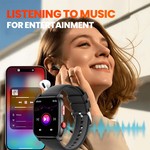 Topika Bluetooth Calling Smartwatch,IP67,120 Sports Modes,Sleep Track