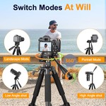 Topika-F-180T Black Camera Tripod, 1.8m Iron Tube, 3 Feet Stand, 18cm-180cm