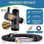 Topika Bidet Sprayer Handle for Toilets, Handheld Spray Kit