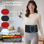 Topika Red Light Therapy Belt with Infrared Heat, 5 Levels, 105 Light Chips