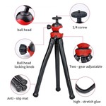 Topika Octopus & Portable Tripod with Phone Holder for Phone & Camera
