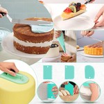 Topika - Cake Decorating Supplies Kit 137pcs with Turntable & Nozzles
