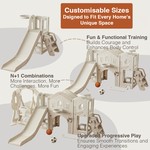 Topika Kids Slide & Swing Set, Slide for Toddlers, Outdoor and Indoor Play