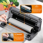Topika Food Vacuum Sealer Machine With UV Light And Built-In Cutter
