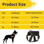 TopikaPet - Tactical Dog Vest Set,Puppy Tactical Chest Harness for Training