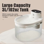 Topika 2L Rechargeable Wireless Cat Water Fountain with Motion Sensor