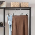 TopikaHome - 10/20PCS Metal Pants & Skirt Hangers with Adjustable Clips