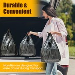 Topika Garbage Trash Bags 100 Piece, Thick Pet Poop Scooper Liners