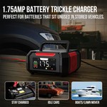 Topika Battery Charger 12V/24V Smart Car Battery Charger With Colour Screen