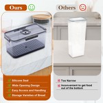 Topika - Bread Storage Box,Bread Box Containers for Kitchen Countertop