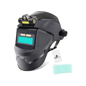 Topika Auto Darken Welding Helmet with Light, Heat-Resistant Shield for Men