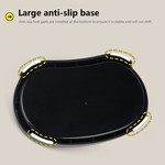 Topika Stainless Steel Double Bowls for Dogs & Cats, Non-Slip Tray