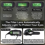 Topika Solar Auto Darkening Welding Glasses Eye Welder Helmet Eyes Goggle