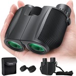 Topika 12x25 Compact Binoculars for Adults & Kids, Large View, Low Light