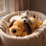 Topika Heartbeat Toy for Puppies, Calming Plush with Heat Pack
