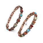 Topika Pure Copper Magnetic Bracelets for Women, Adjustable Copper Bracelet