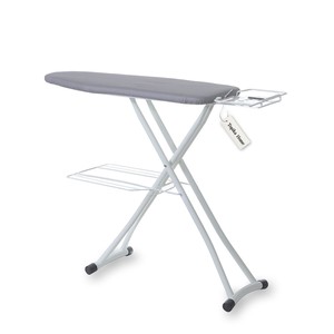 Topika Ironing Board 120x38cm, Foldable Stand with Iron Holder & Hanger