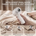 Topika 2in1 Digital Fabric Shaver, Rechargeable Clothes Shaver With 3 Heads