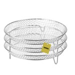 Topika Air Fryer Stainless Steel Rack Set 3 Pack, Grill Accessories, 20.3cm