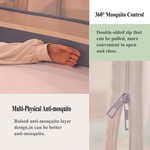 Topika - Mosquito Net for Bed,Pop Up Canopy Bed Tent for Indoor/Outdoor
