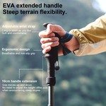 Naturehike Trekking Poles, 5 Sections Telescopic Hiking & Walking Sticks