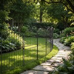 Topika - Gardening Fences Metal Garden Fencing 99cm x 32cm -10pcs