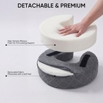 Topika Bed Massage Head Holder With Face Cradle Foldable Pillow