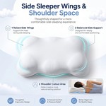 Topika - Cloud-Shaped Memory Foam Pillow, Neck And Shoulder Support