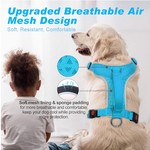Topika No-Pull Dog Harness for Big Dog, Reflective, Breathable Mesh