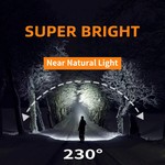 Topika Headlamp Rechargeable, Runners Head Light, Rechargeable Head Lights