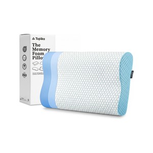 Topika - Memory Foam Pillows Cervical Neck Support for Spine Alignment