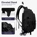 Topika Backpack with Wheels School Backpack Bookbag with 6 Wheels for Boys