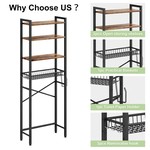 Topika Bathroom Organizers Storage, Over The Toilet Storage Rack & Shelving