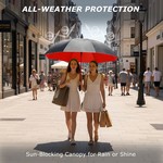Topika - Umbrella Large Windproof Umbrella For Rain With Waterproof Sleeve