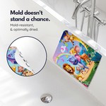 Topika Baby Bath Mat, Non-Slip Anti-Mould Toddler Tub Mat