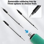 Topika Cordless Soldering Iron Kit, USB Rechargeable 3 temp Settings