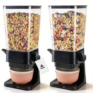 Topika Grain Dispenser Countertop 2 Pcs 5.5L Multifunction Dry food Storage