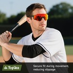 Topika Cycling Glasses Polarised Sports Sunglasses, 3 Pcs Cycle Sunglasses