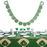 Topika-Baseball Party Plates Napkins Cup Set for Sports Theme Party Supply