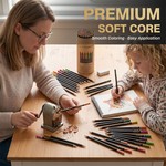 Topika - Colouring Pencils 72, Professional Colouring Pencils, Oil-Based