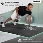 Topika - Interlocking EVA Soft Foam Floor Mats, Home Gym Mat & Exercise Mat