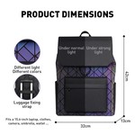 Topika Laptop Backpack, Fluorescent Color Reflective Travel Bag