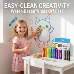Topika 12 Pcs Bath Crayons, Nontoxic Washable Toddler Bath Toys for Kids