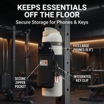 Topika Magnetic Water Bottle Sleeve, Gym Bottle Holder &4 Strong Magnets
