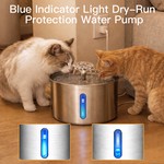 Topika Automatic Cat Water Fountain Stainless Steel - 3L
