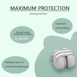 Topika Infant Ear Protection Noise Reducing Earmuffs Improve Sleep-Grey