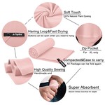 Topika - Quick Dry Microfiber Towel 180x80cm Super Absorbent All-Season Use